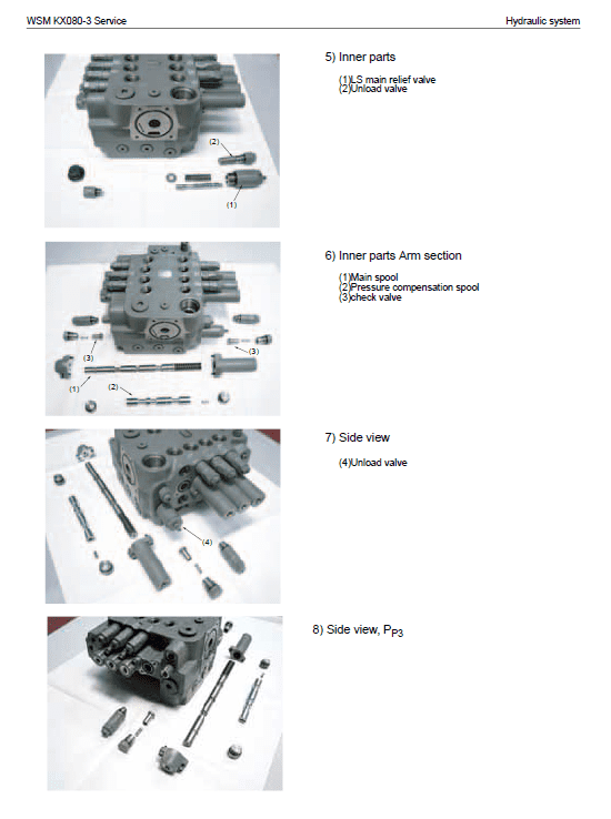 Kubota Kx080-3 Excavator Workshop Service Manual