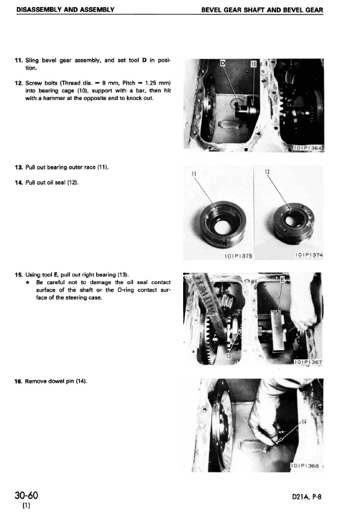 Komatsu D21a-8 And D21p-8 Dozer Service Manual