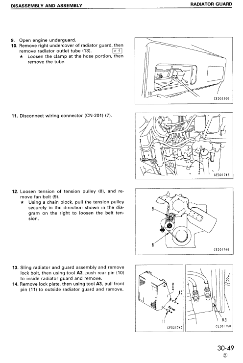 Komatsu D375a-3 Dozer Service Manual