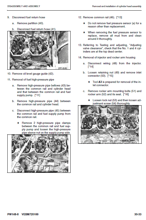 Komatsu Pw148-8 Excavator Service Manual