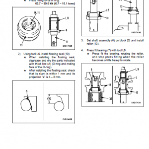 Komatsu D63e-1 Dozer Service Manual