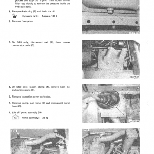 Komatsu D65a-7, D65e-7, D65p-7 Dozer Service Manual