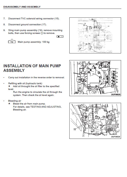 Komatsu Pw150es-6k Excavator Service Manual