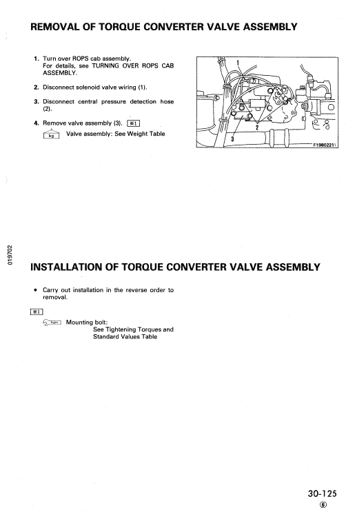 Komatsu D375a-2 Dozer Service Manual