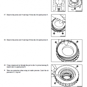 Komatsu D32e-1, D38e-1, D39e-1 Dozer Service Manual