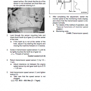 Komatsu D375a-5, D375a-5e0 Dozer Service Manual