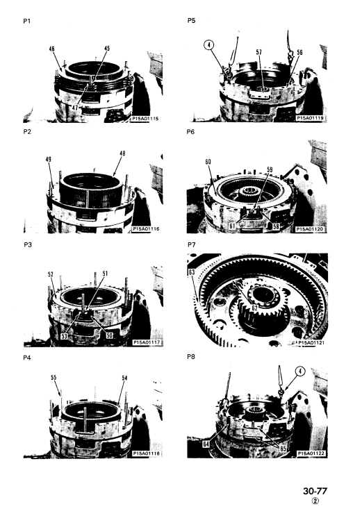 Komatsu D135a-2 Dozer Service Manual