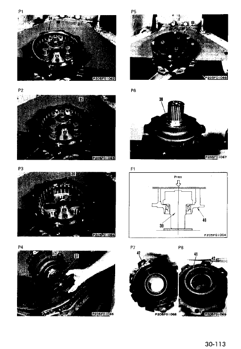 Komatsu Pw170-5 Excavator Service Manual