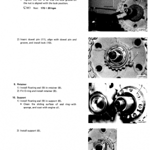 Komatsu D65a-8, D65e-8, D65e-8b, D65p-8, D65p-8a Dozer Manual