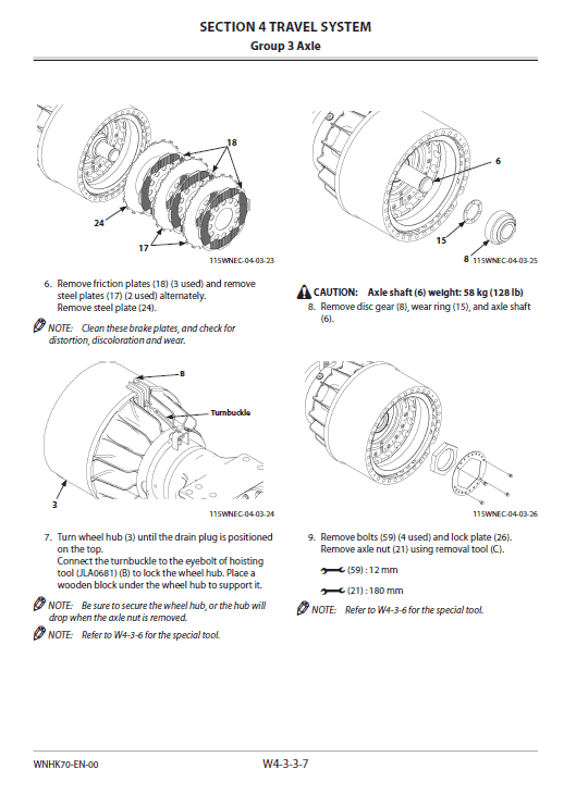 Hitachi Zw550-6 Wheel Loader Service Manual