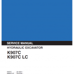 Kobelco K907c And K907c-lc Excavator Service Manual