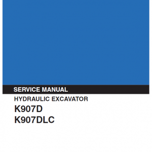 Kobelco K907d And K907dlc Excavator Service Manual