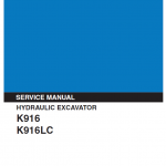 Kobelco K916 And K916lc Excavator Service Manual