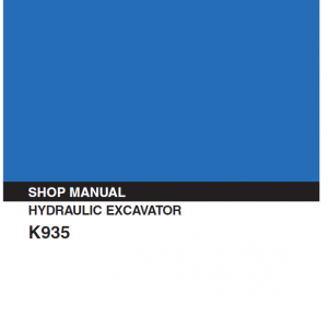 Kobelco K935 Excavator Service Manual