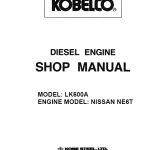 Nissan Ne6t Model Lk600a Engine Workshop Service Manual