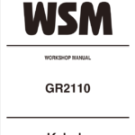 Kubota GR2110, GR2010G Lawn Mower Workshop Repair Manual