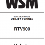 Kubota Rtv900 Utility Vehicle Workshop Service Manual