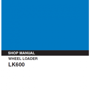 Kobelco Lk600 Wheel Loader Service Manual