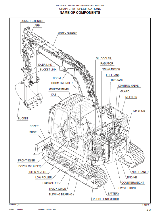 Kobelco 70sr Acera Tier 4 Excavator Service Manual