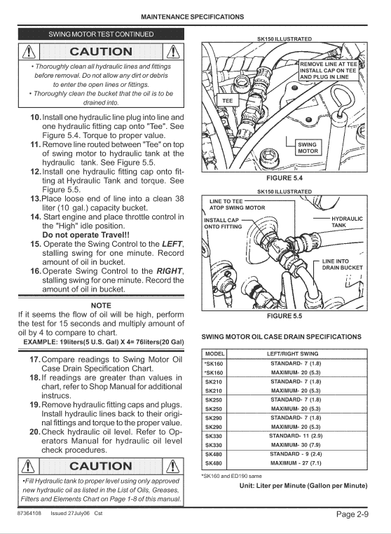 Kobelco Sk480lc-6 Excavator Service Manual