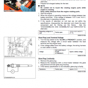 Kubota 03-m-e3b, 03-m-di-e3b, 03-m-e3bg Engines Workshop Manual