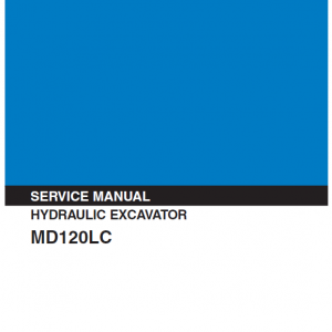 Kobelco Md120lc Excavator Service Manual