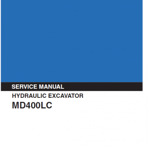 Kobelco Md400lc Excavator Service Manual