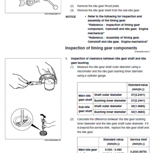 Hino J08e-tm Engine Workshop Service Manual