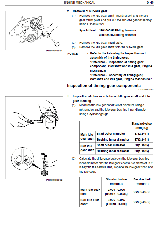 Hino J08e-tm Engine Workshop Service Manual