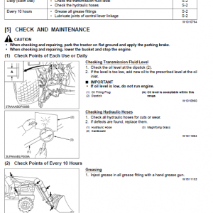 Kubota La181, La211 Front Loader Workshop Manual