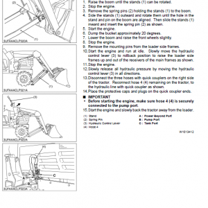 Kubota La181, La211 Front Loader Workshop Manual