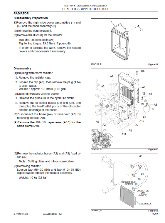 Kobelco 30sr, 35sr Acera Tier 4 Excavator Service Manual