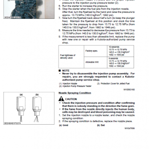 Kubota B26, Tl500, Bt820 Tractor Loader Workshop Manual