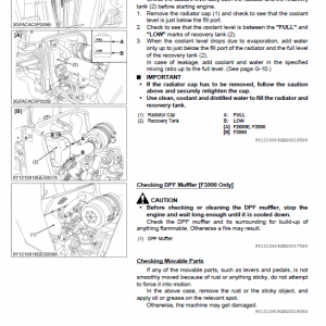 Kubota F2690, F2690e, F3990 Front Mower Workshop Manual