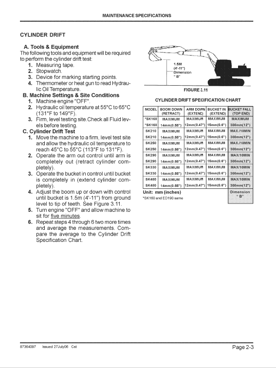 Kobelco Sk250lc-6e Excavator Service Manual