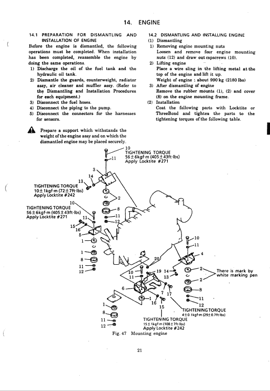 Kobelco Sk300, Sk300lc Excavator Service Manual