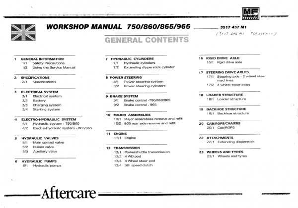 Kobelco Tlk750, Tlk860, Tlk865, Tlk965 Backhoe Service Manual