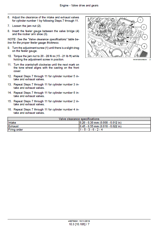 Cnh Tier 4a (interim) And Stage Iiib Engine Service Manual