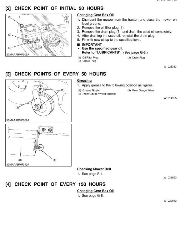 Kubota Rc72-38 Rotary Mower Workshop Manual