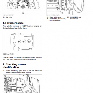 Kubota Bx1880, Bx2380, Bx2680 Tractor Loader Workshop Manual