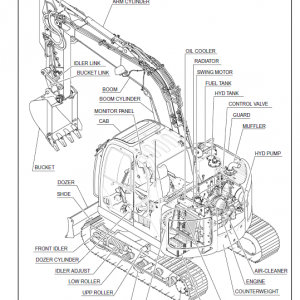 Kobelco 70sr Acera Tier 4 Excavator Service Manual