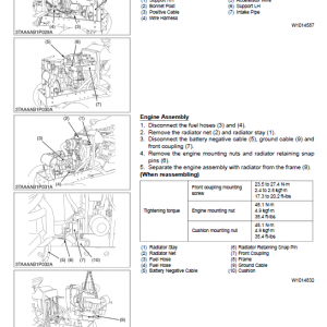 Kubota Bx1800, Bx2200 Tractor Workshop Service Manual