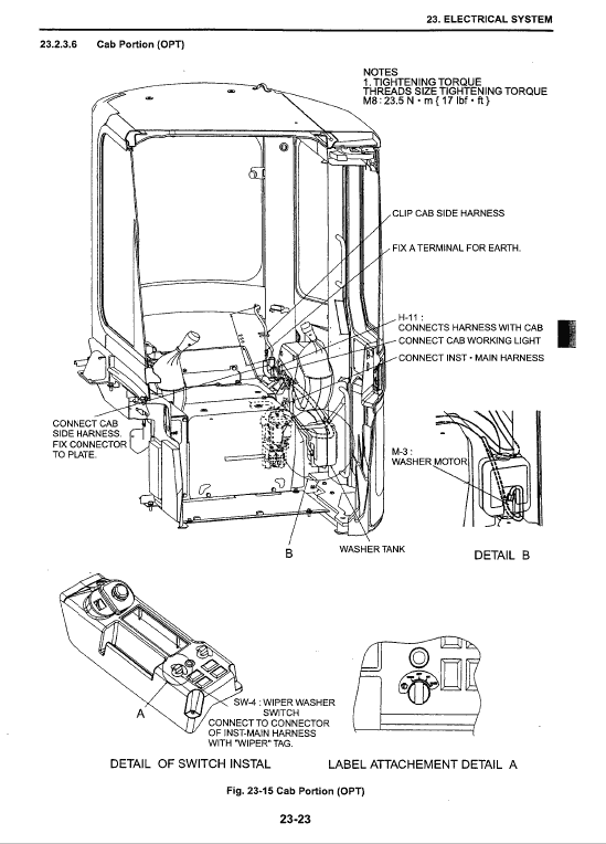 Kobelco Sk27sr-3 Excavator Service Manual