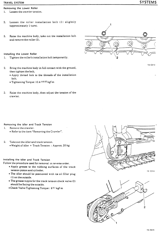 Kobelco Sk013 And Sk015 Excavator Service Manual