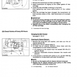 Kubota Gf1800, Gf1800e Lawn Mower Workshop Service Manual