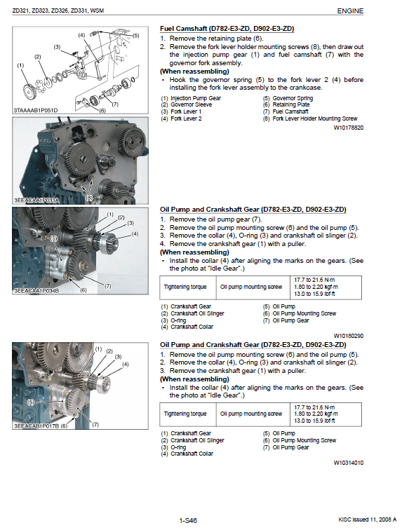 Kubota Zd321, Zd323, Zd326, Zd331 Mower Workshop Service Manual