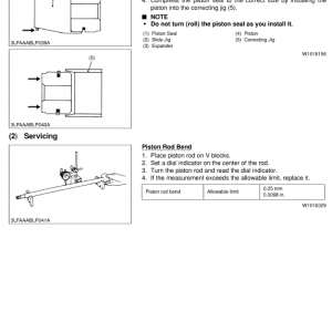 Kubota La513, La723, La825 Front Loader Workshop Manual