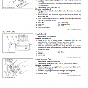 Kubota R320s, R320sb Wheel Loader Workshop Manual