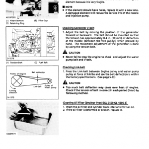 Kubota Gl Series Generator Workshop Service Manual