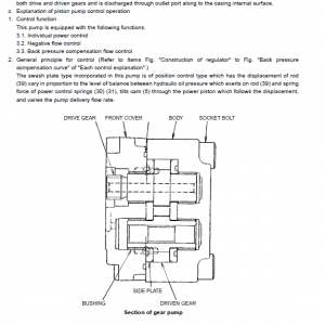 Kobelco 70sr-2 Acera Excavator Service Manual